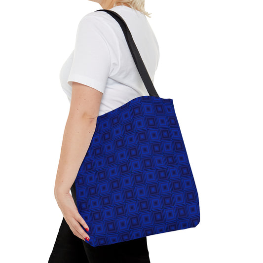 Blue Squares - Tote Bag