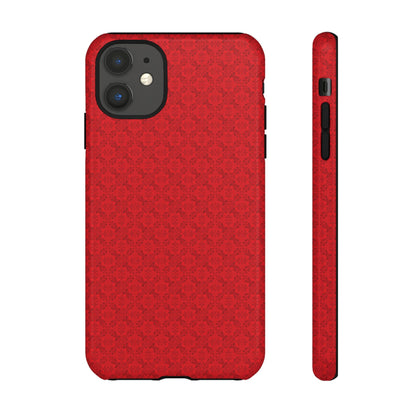 Vibrant Kaleidoscope - Red - Scarlet - Tough Cases