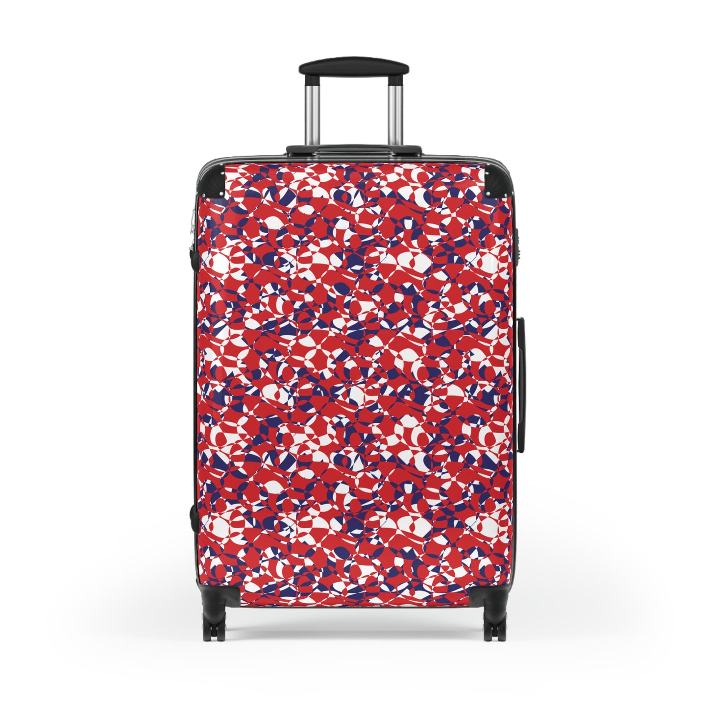 Scarlet Symphony gets together with Sapphire Swirl - White - Suitcases