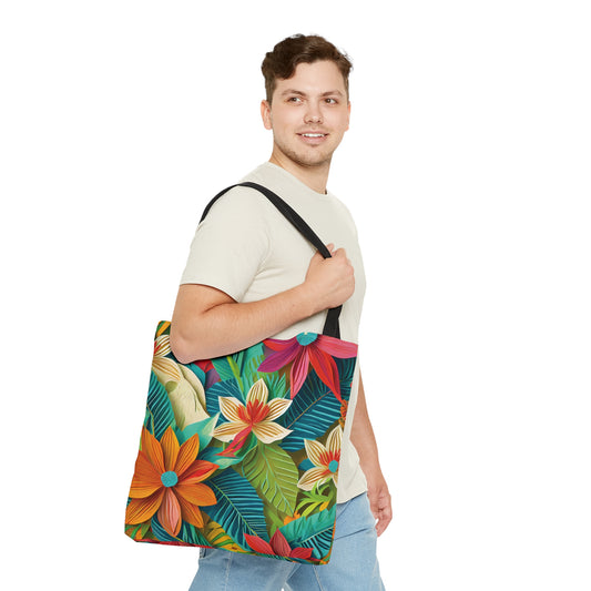 Multiple Tropical Flowers1 - Tote Bag