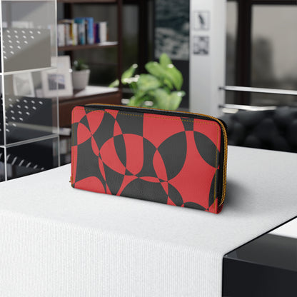 Scarlet Symphony - Black - Zipper Wallet