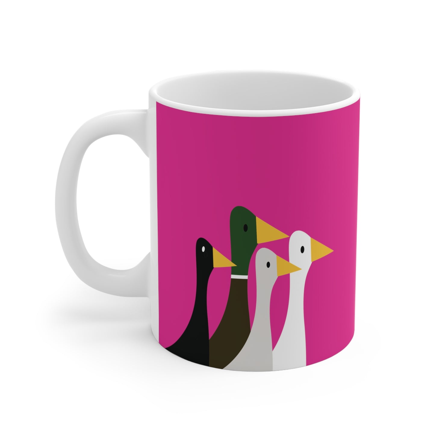 Take the ducks with you - Mean Girls Lipstick ff00a8  - Mug 11oz