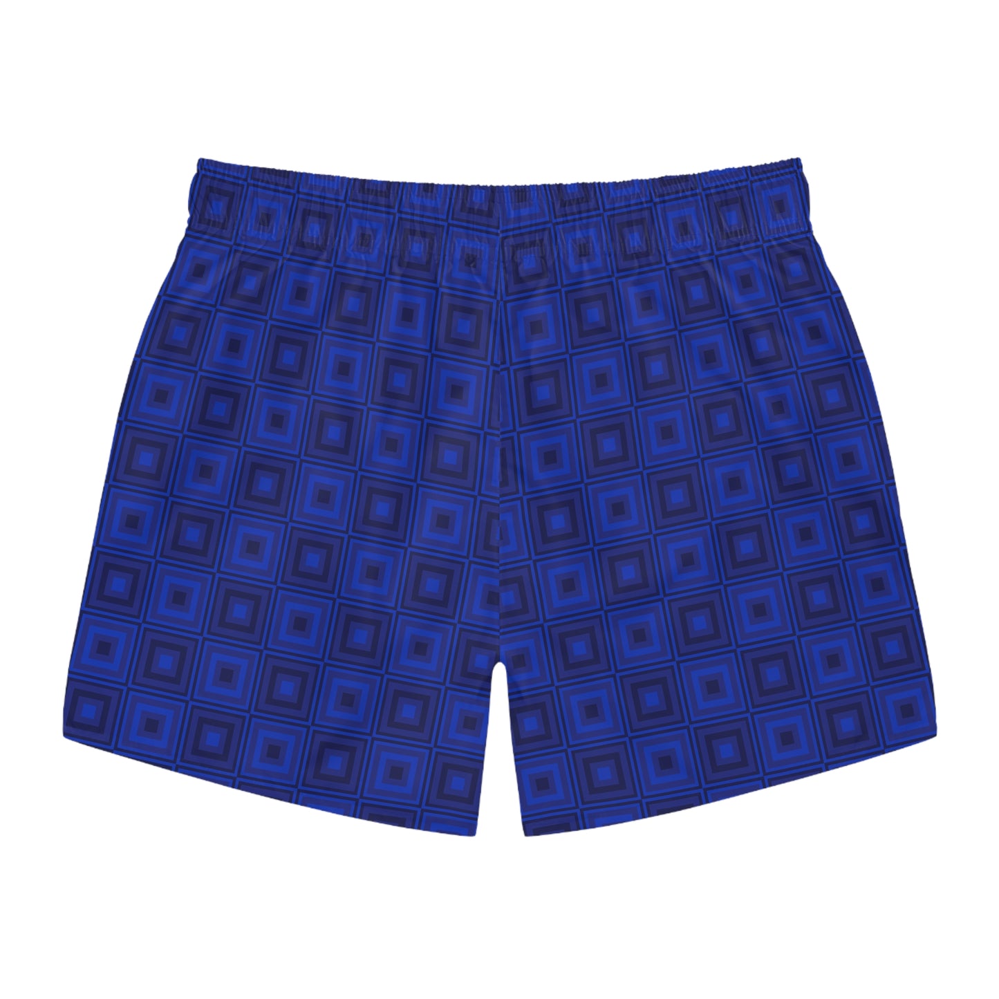 Blue Squares - Swim Trunks