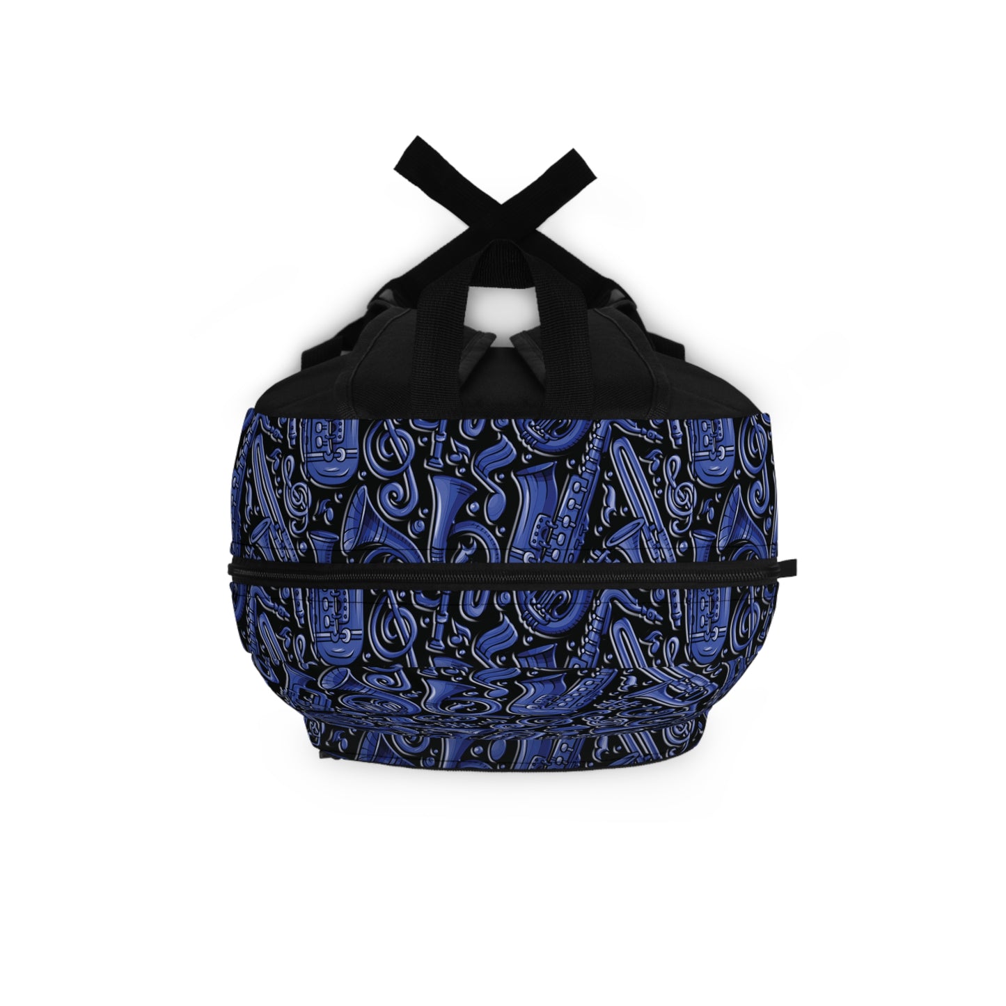 Band Camp - Blue on Black 000000 - Backpack