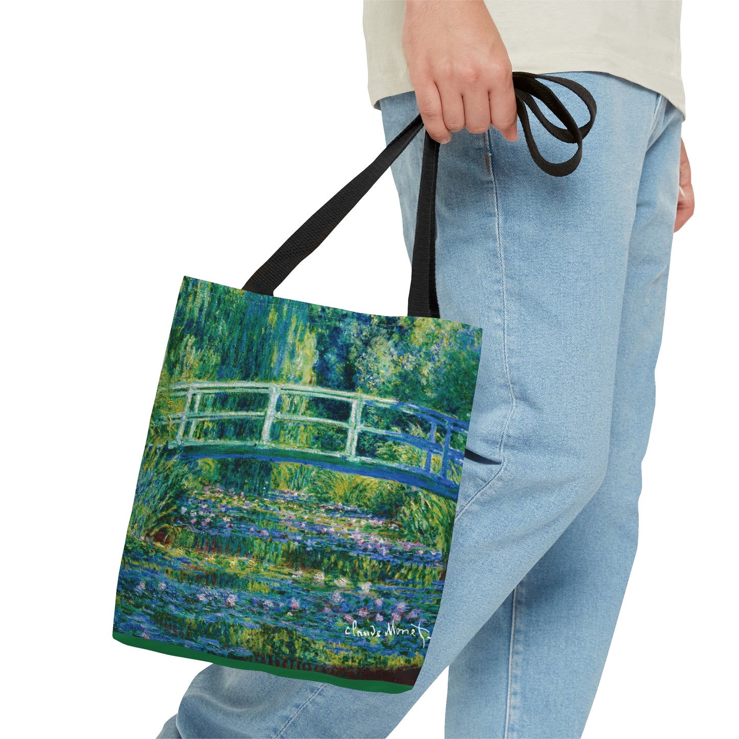 Water Lilies and Japanese Bridge -1899 - Claude Monet - Tote Bag