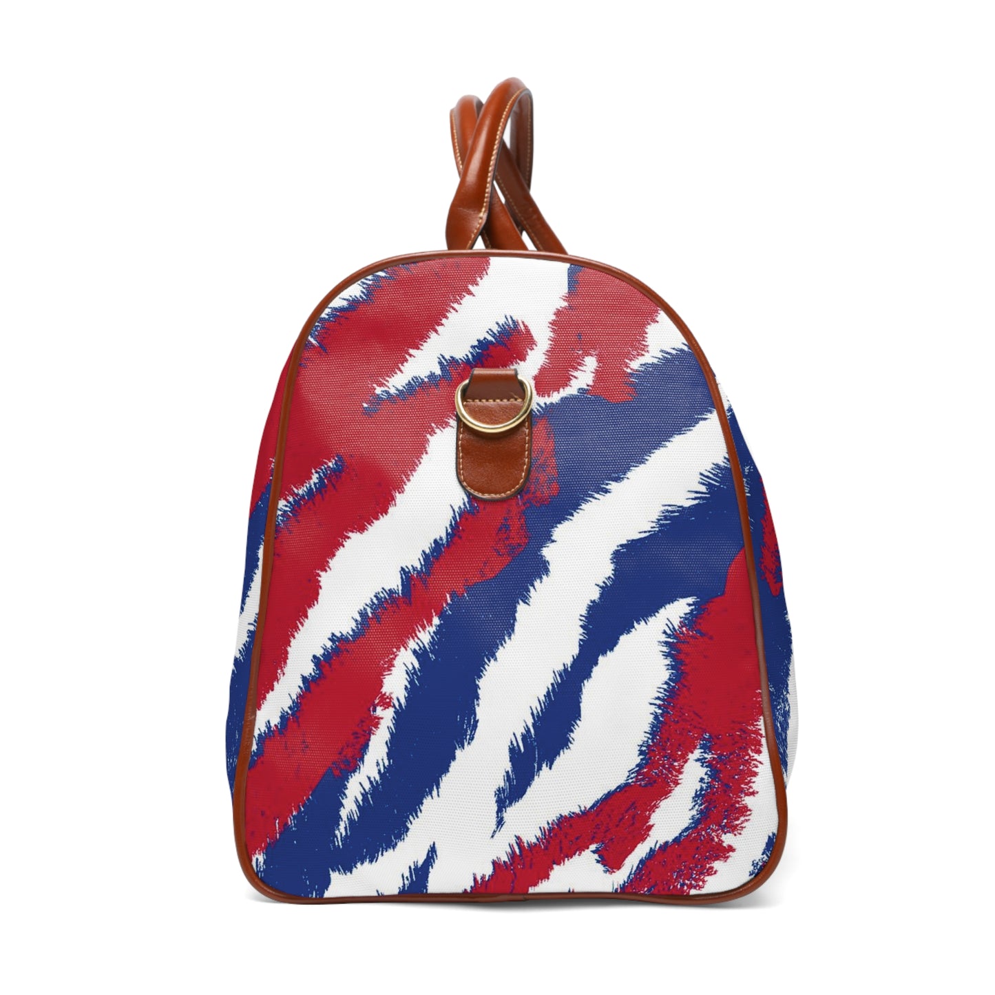 Red White and Blue Stripes - Waterproof Travel Bag