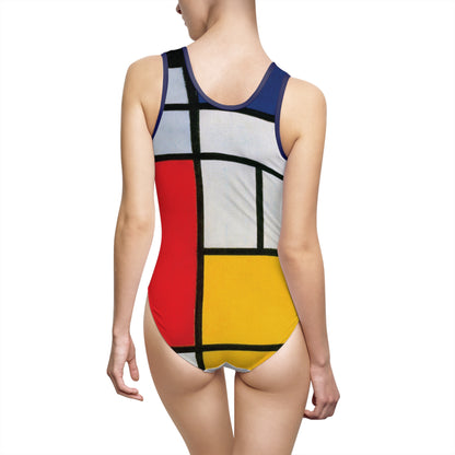 Mondrian - Women's Classic One-Piece Swimsuit
