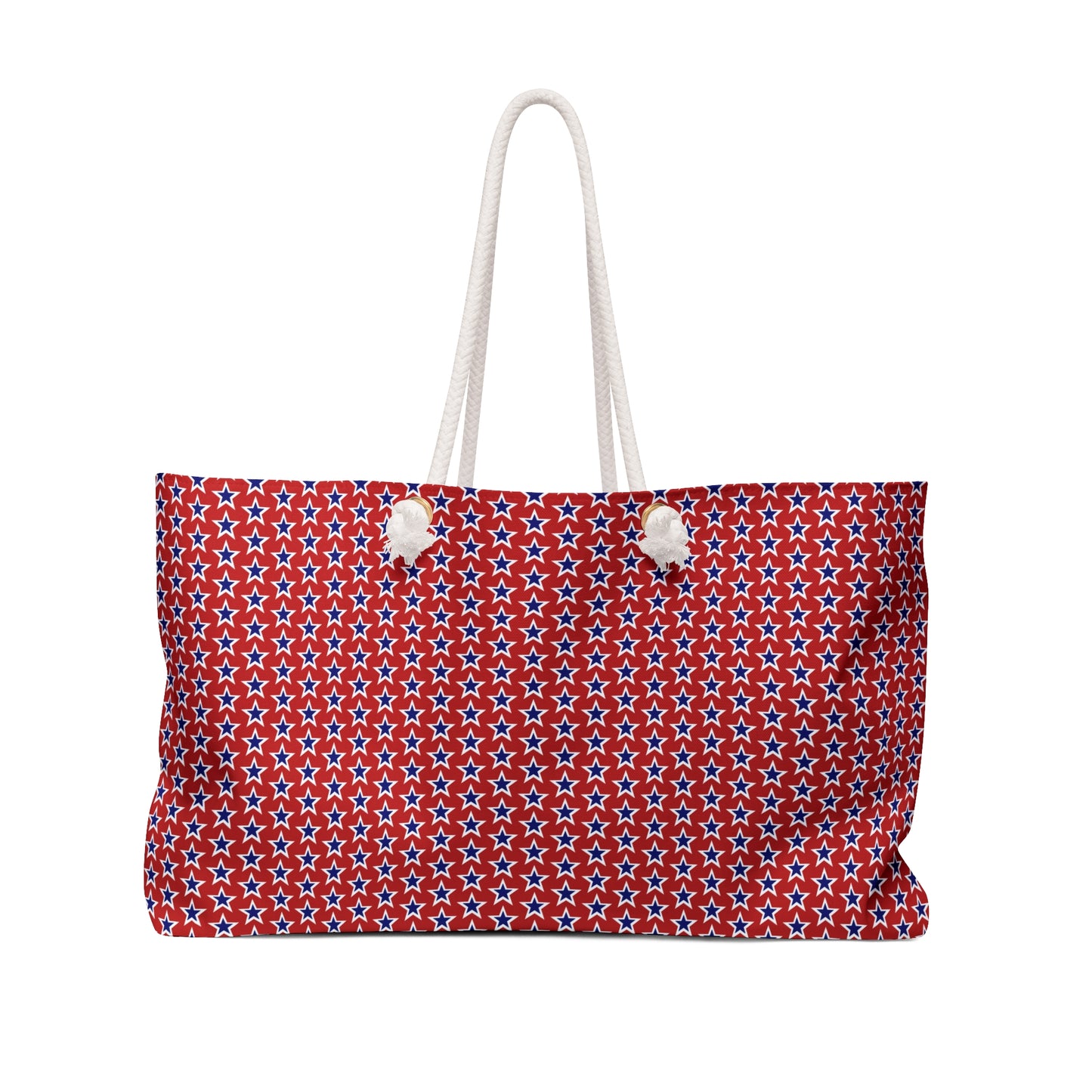 Red White and Blue Stars - Red - Weekender Bag