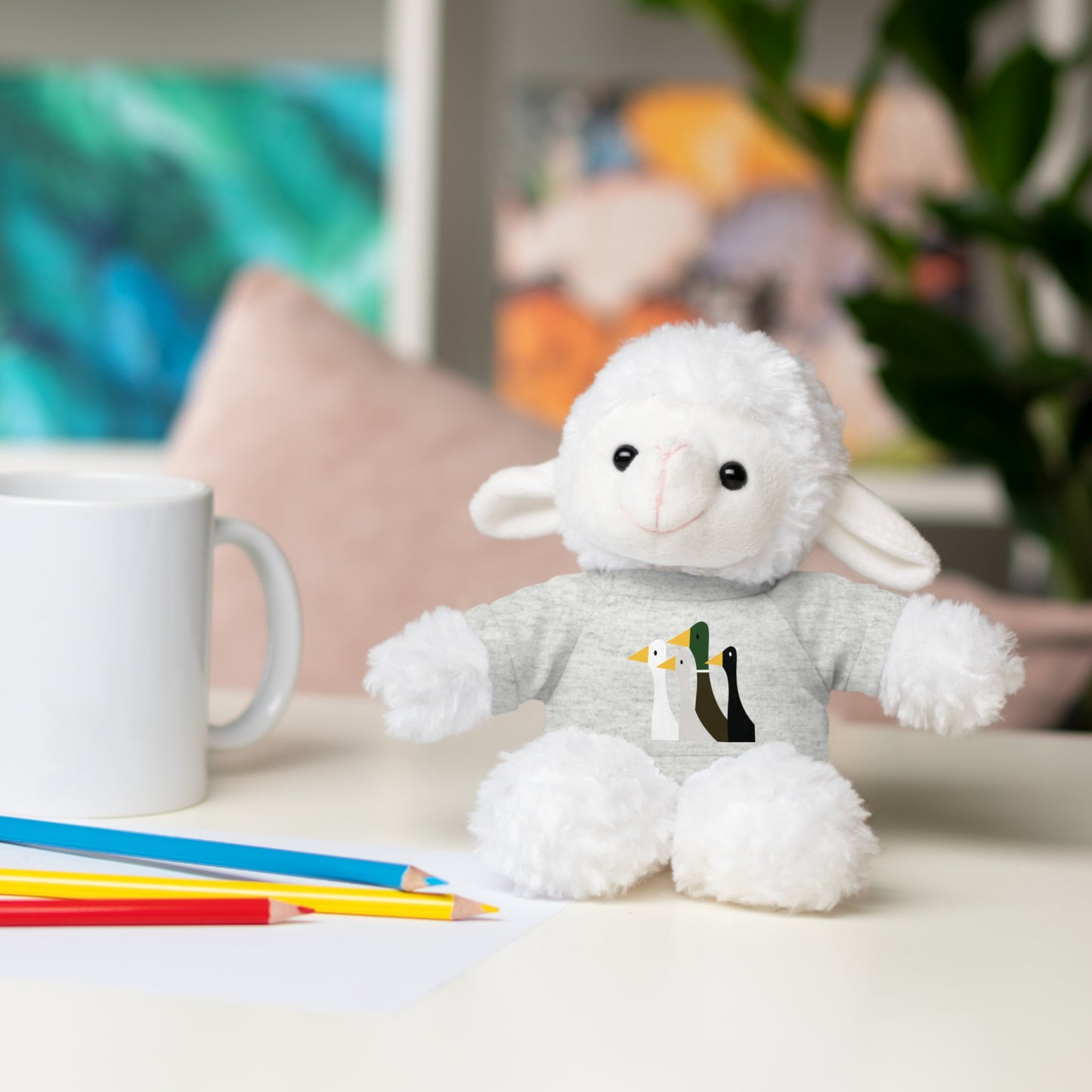 Ducks Marching - Stuffed Animals with Tee