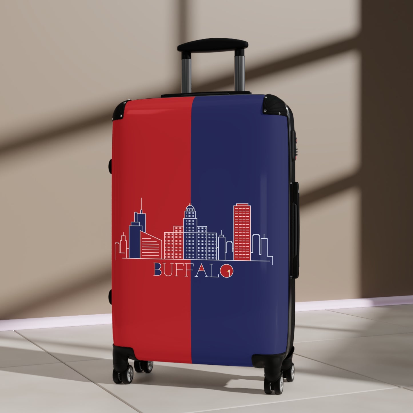 Buffalo - Red White and Blue City series - Suitcase