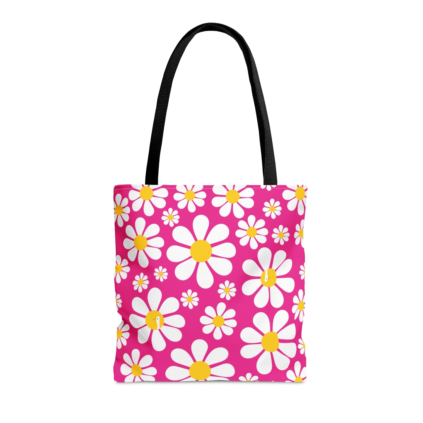 Ducks in Daisies - Mean Girls Lipstick ff00a8 - Tote Bag