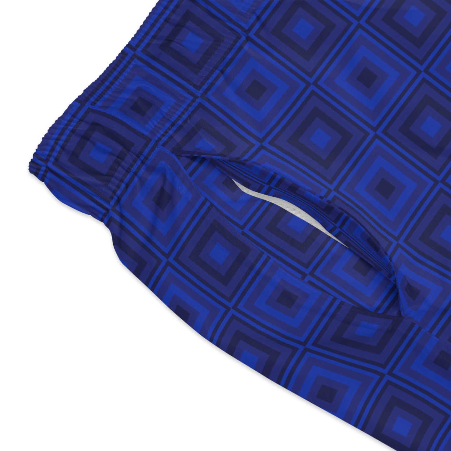 Blue Squares - Swim Trunks