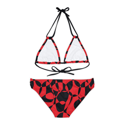 Scarlet Symphony - Black - Strappy Bikini Set