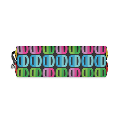 Letter Art - D - Black 000000 - Makeup Bag