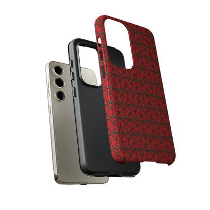 Anchors Away - Black Gray - Scarlet de0000 - Tough Cases