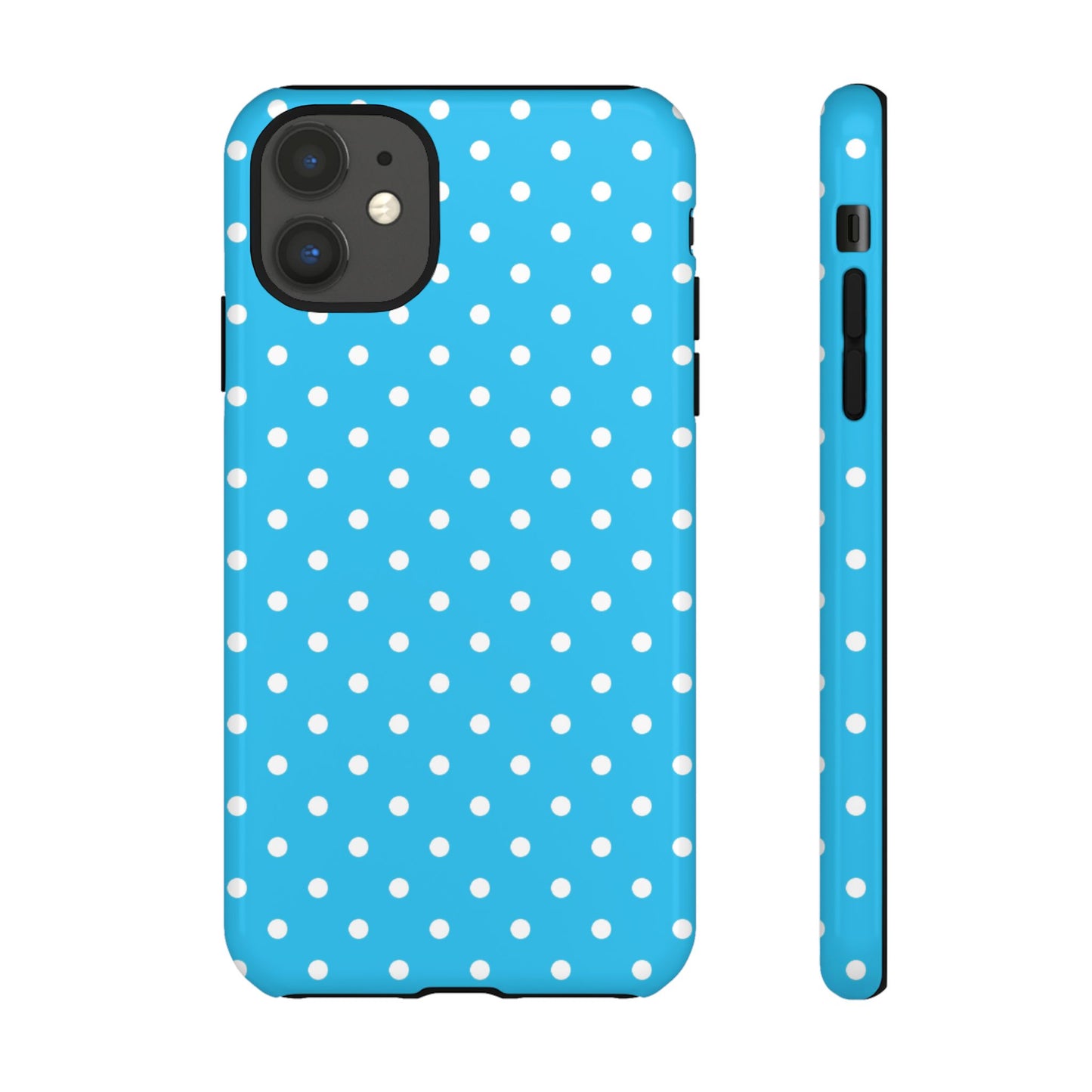 White dots on blue - Tough Cases