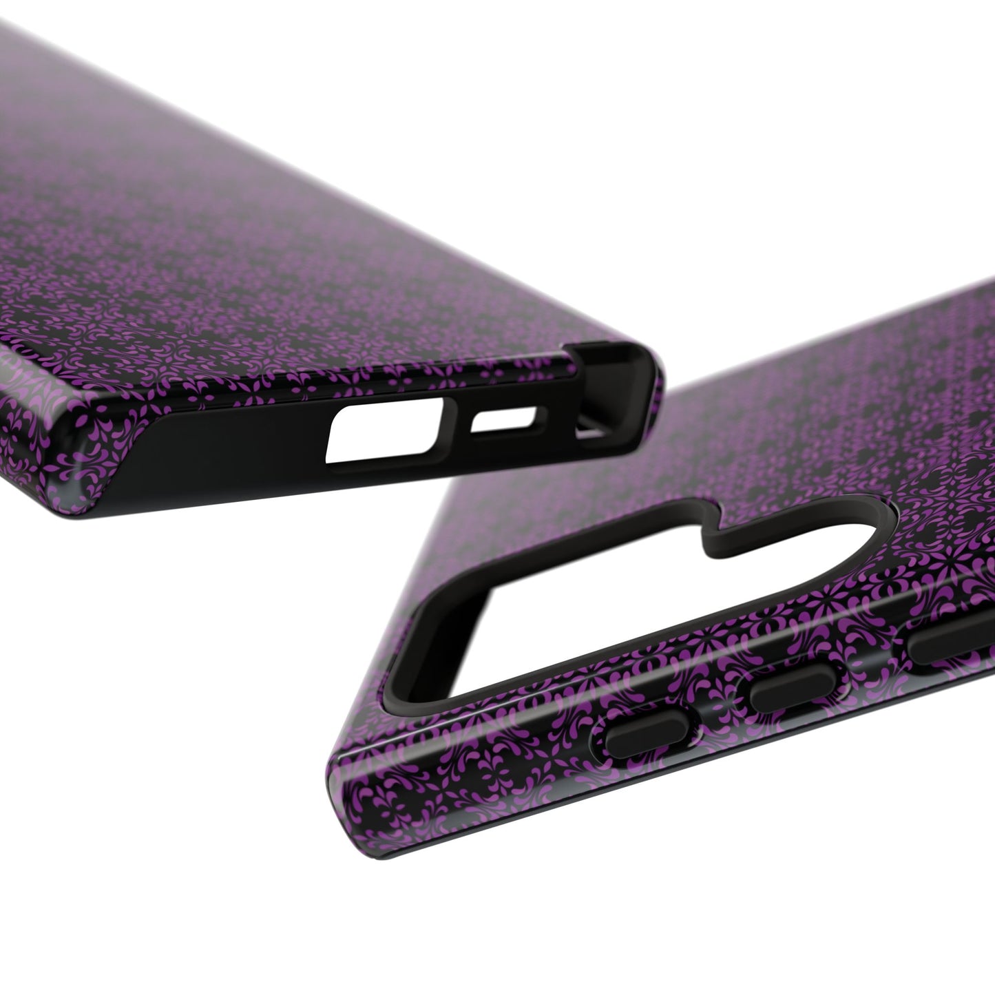 Vibrant Kaleidoscope - Purple - Black - Tough Cases