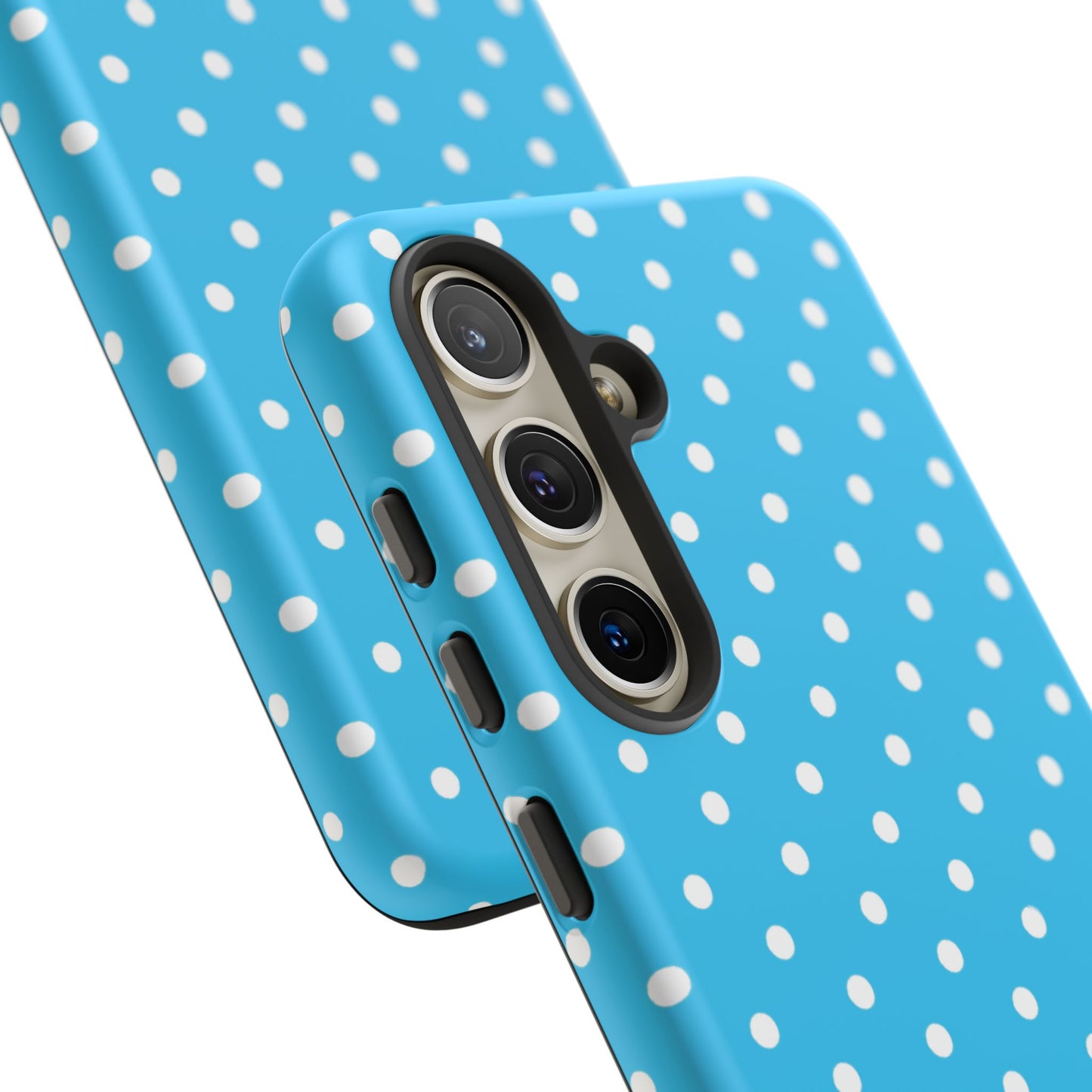 White dots on blue - Tough Cases