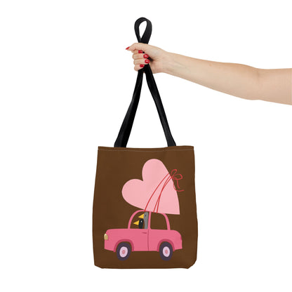 Ducks delivering a LOT of love - Pullman Brown 643b13 - Tote Bag