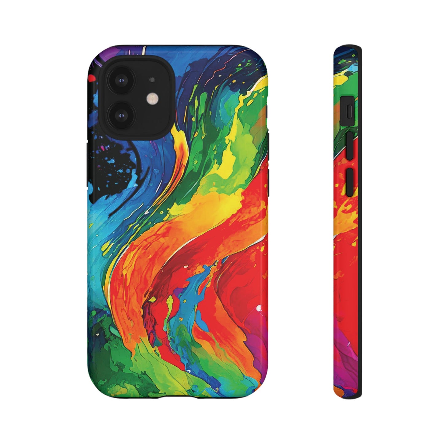 Color Splash - Black 000000 - Tough Cases