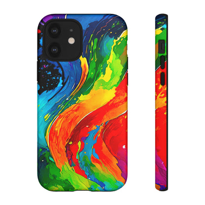 Color Splash - Black 000000 - Tough Cases