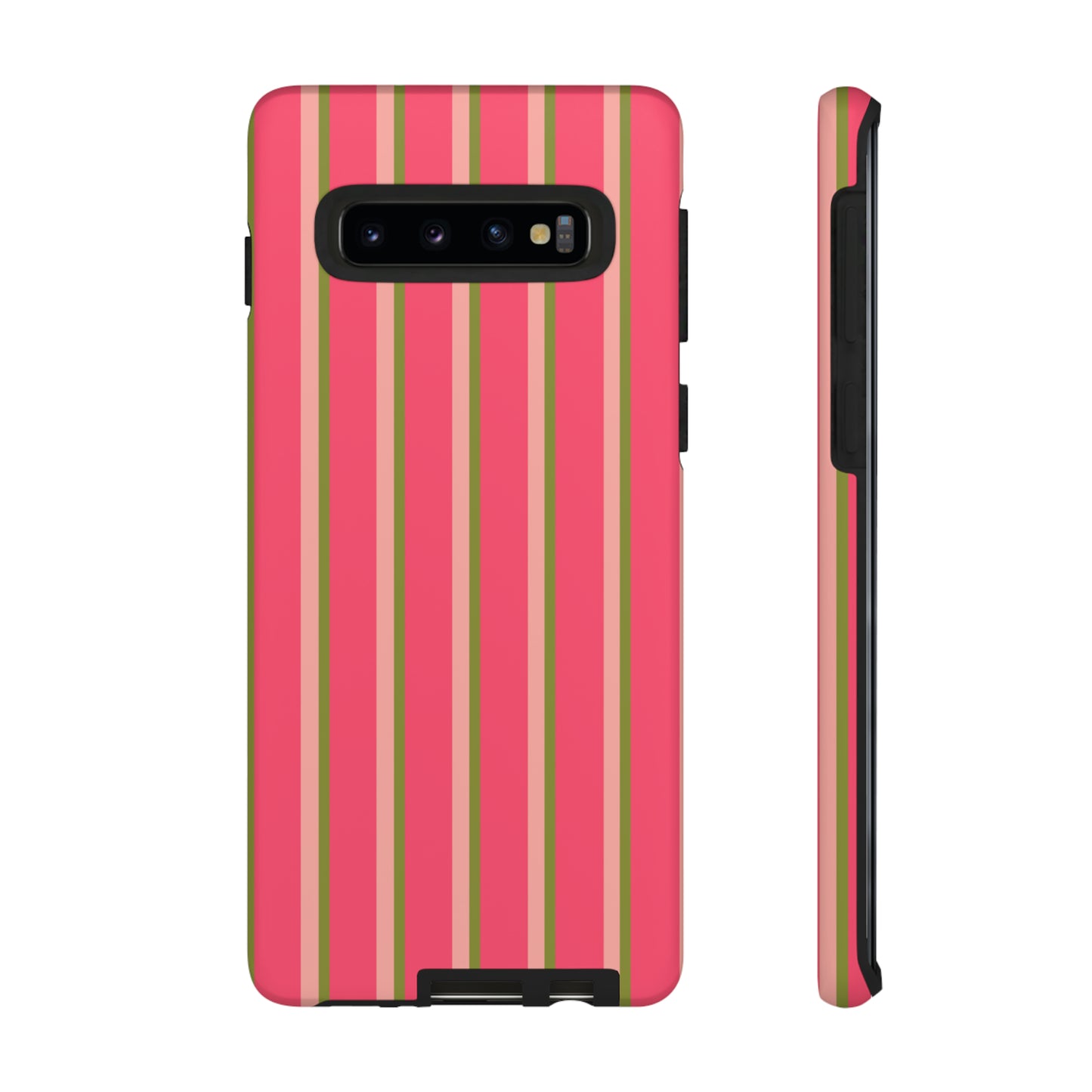 Pink and green stripes - Tough Cases