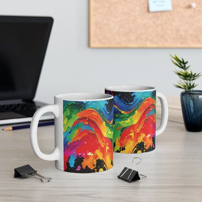 Color Splash - Black 000000 - Mug 11oz