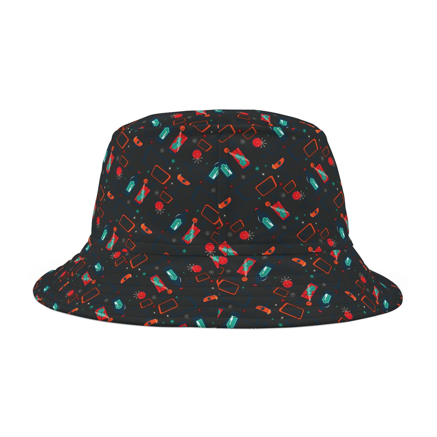 Cocktail Time - Black 000000 - Bucket Hat