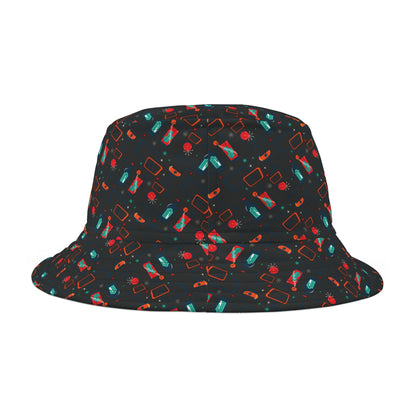 Cocktail Time - Black 000000 - Bucket Hat