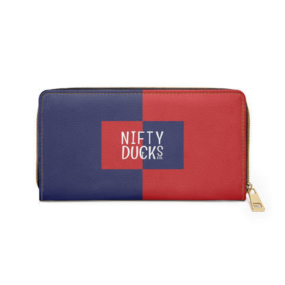 Atlanta - Red White and Blue City series - Zipper Wallet