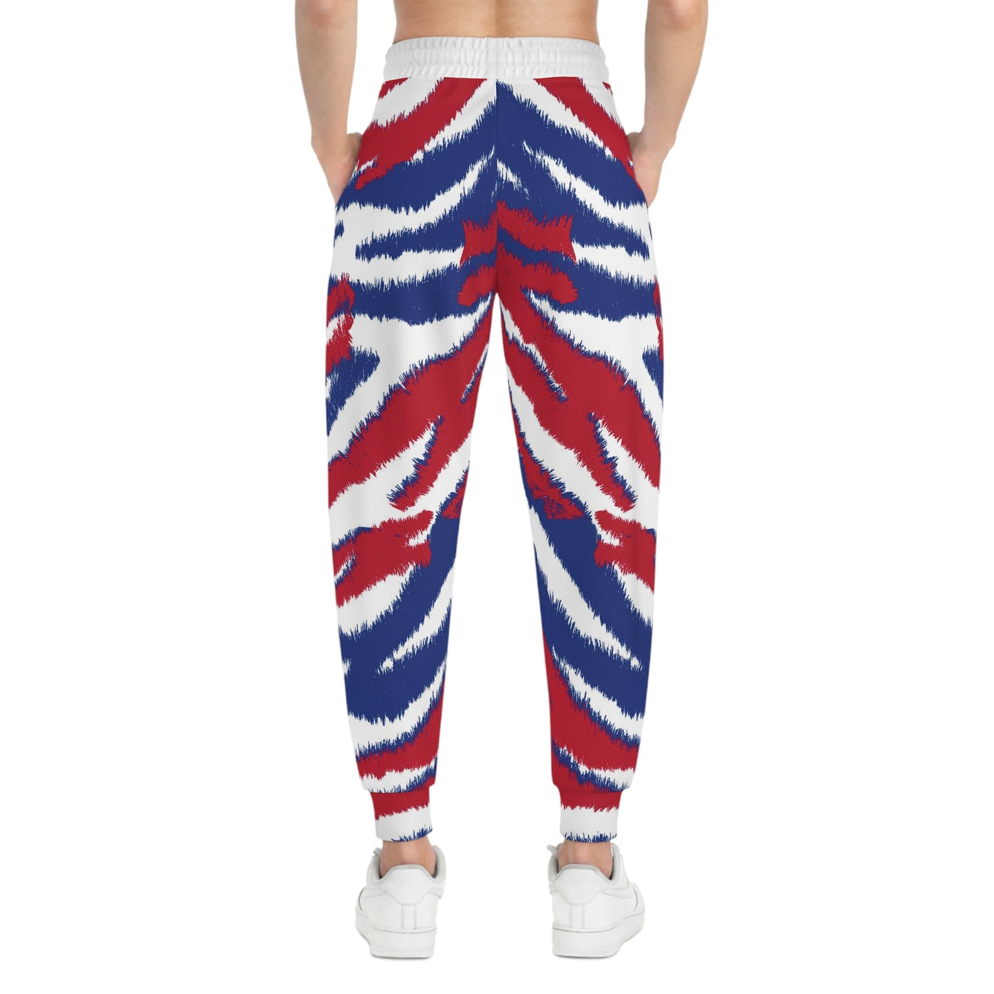 Red White and Blue - Athletic Joggers (AOP)