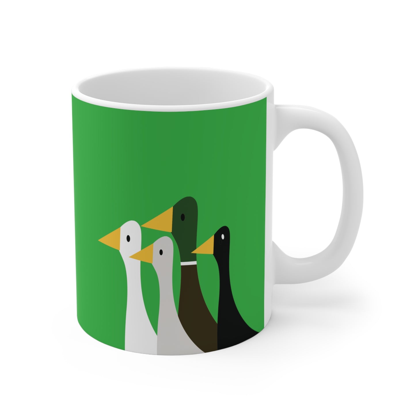 Take the ducks with you - Lime Green 21C12E  - Mug 11oz