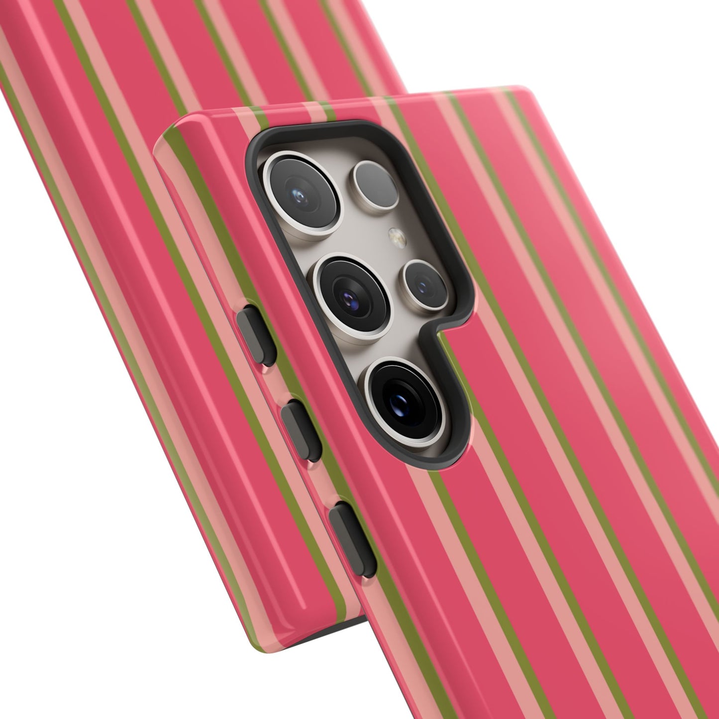 Pink and green stripes - Tough Cases