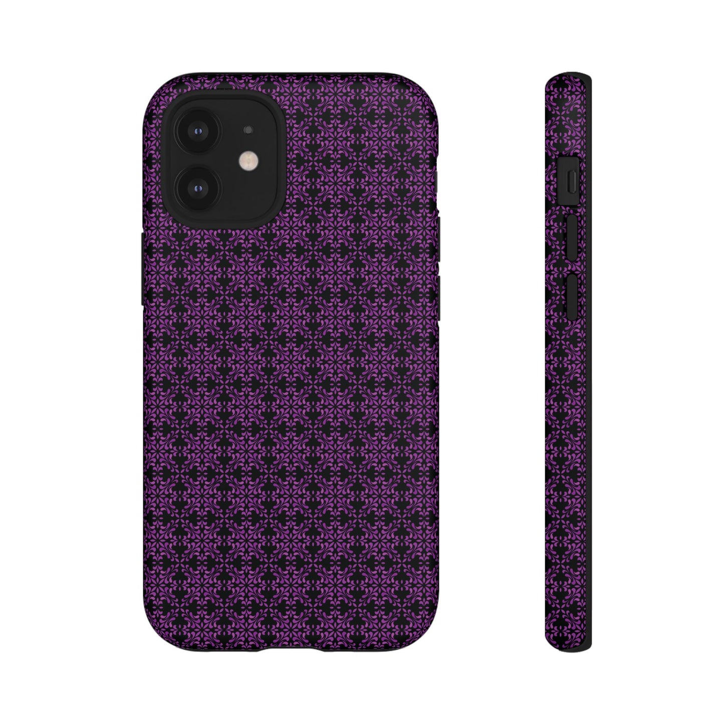 Vibrant Kaleidoscope - Purple - Black - Tough Cases