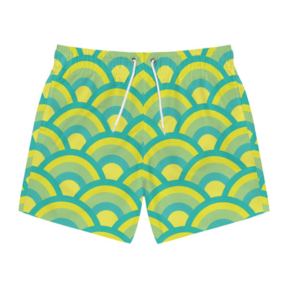 Green Sunrise - Swim Trunks