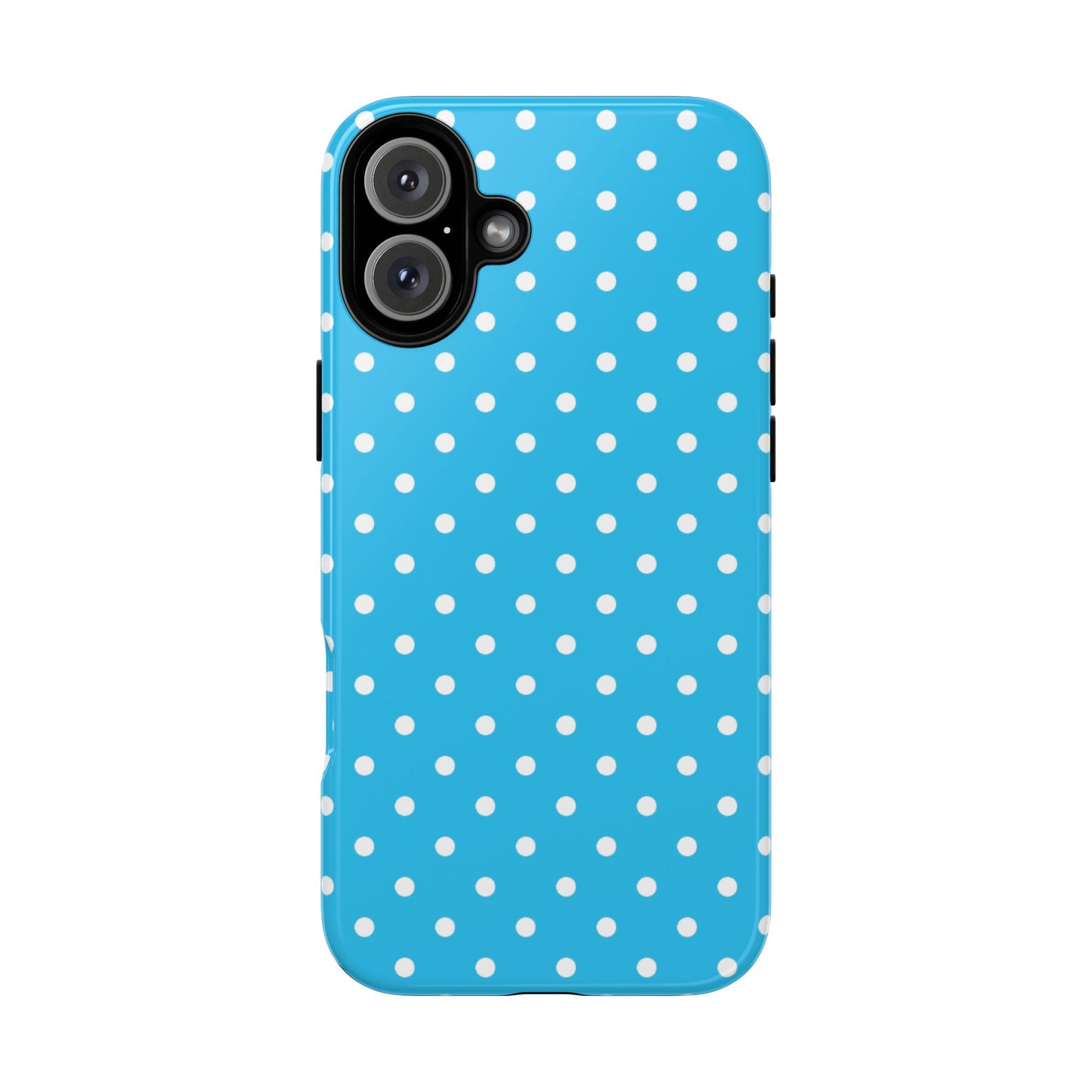 White dots on blue - Tough Cases