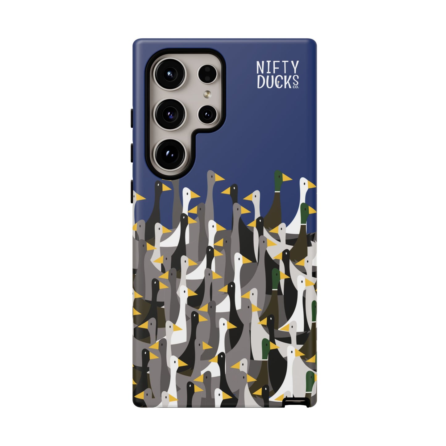 That is a LOT of ducks - Logo - Blue 003377 - Tough Cases