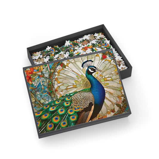 Peacock1 - Puzzle (500, 1000-Piece)