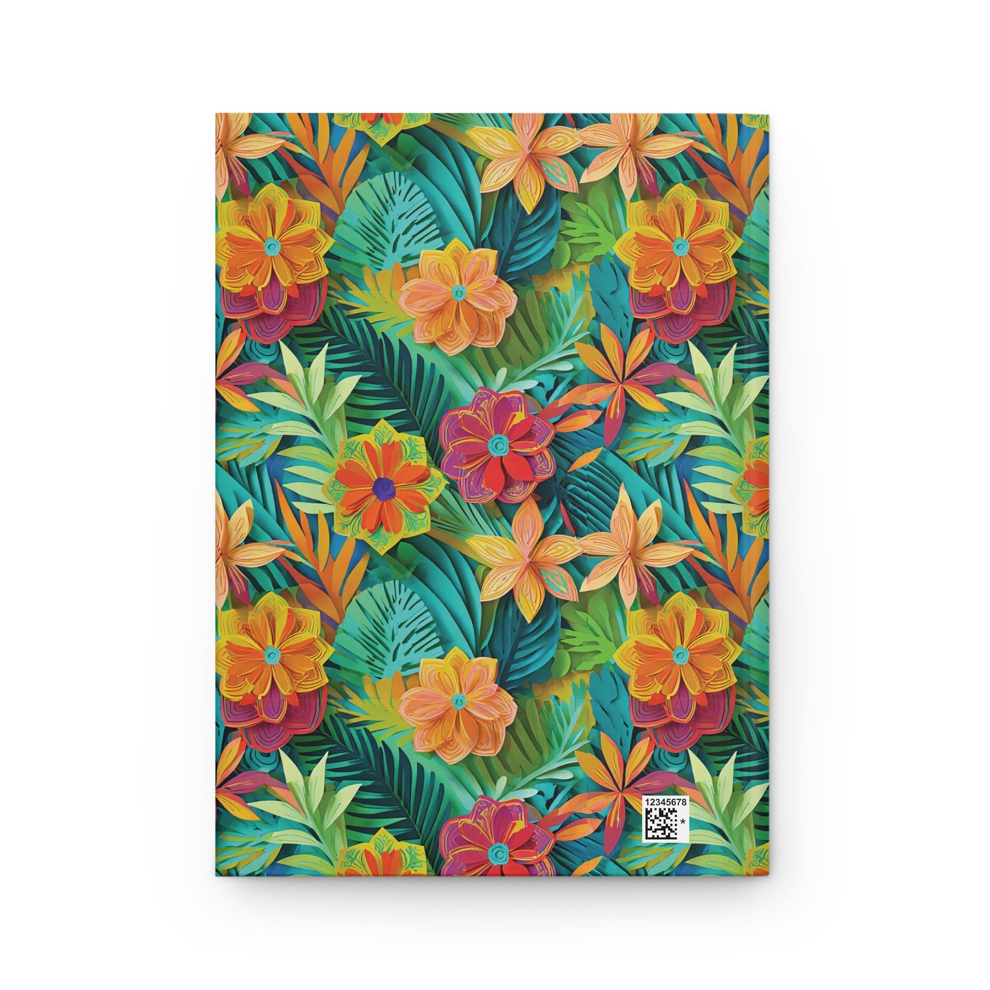 Multiple Tropical Flowers2 - Hardcover Journal Matte