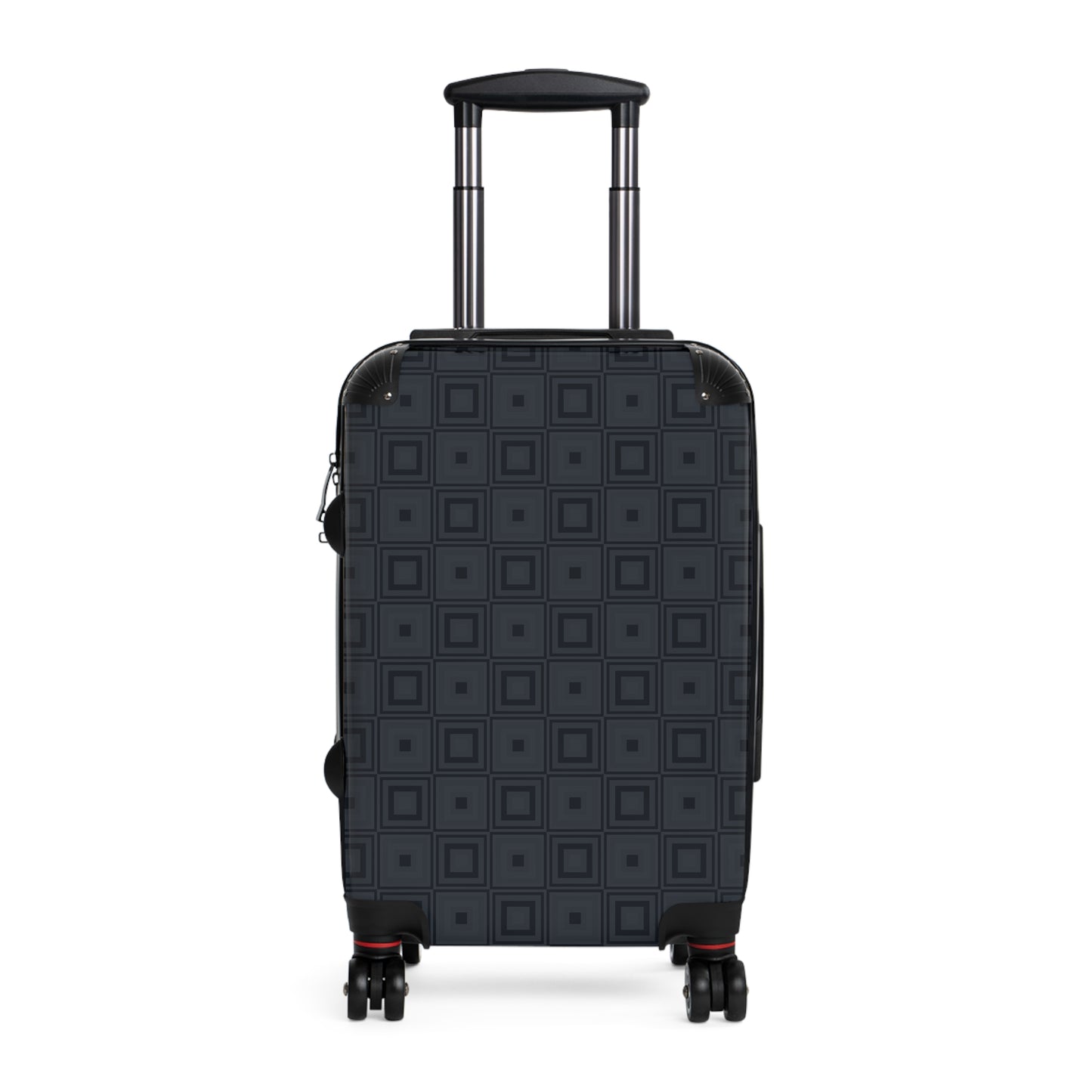 Onyx - Dark Jungle Green Squares - Suitcase