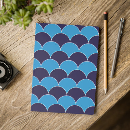 Blue Fans - Softcover Journal
