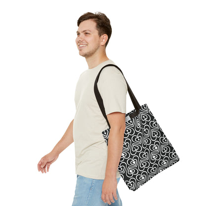 Ducks in the Deck - White - Black 000000 - Tote Bag