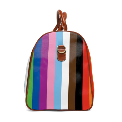 Pride stripes - Waterproof Travel Bag