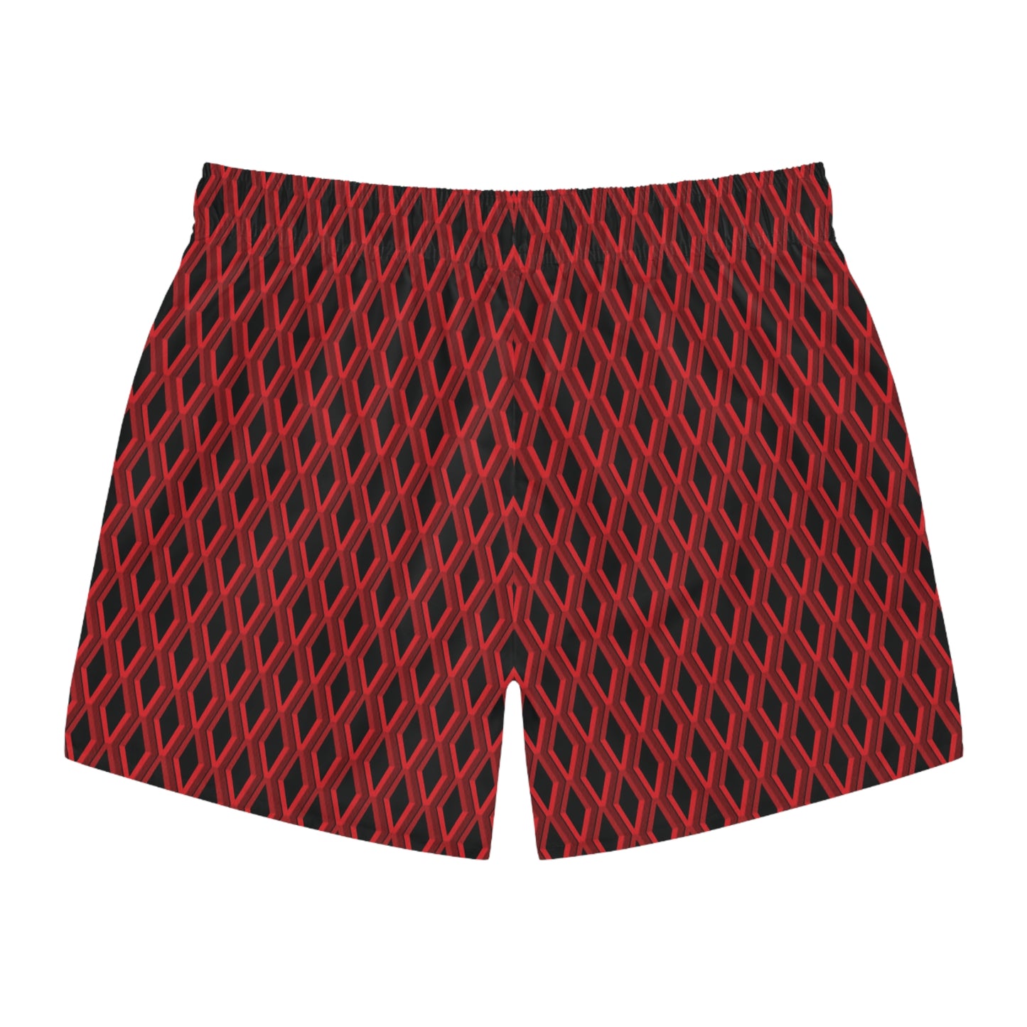 Diamond Geometric pattern5 - 000000 - Swim Trunks