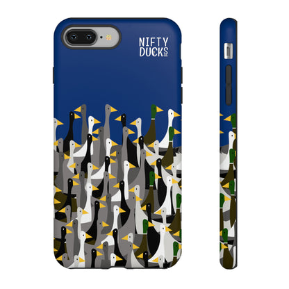 That is a LOT of ducks - Logo - Blue 003377 - Tough Cases