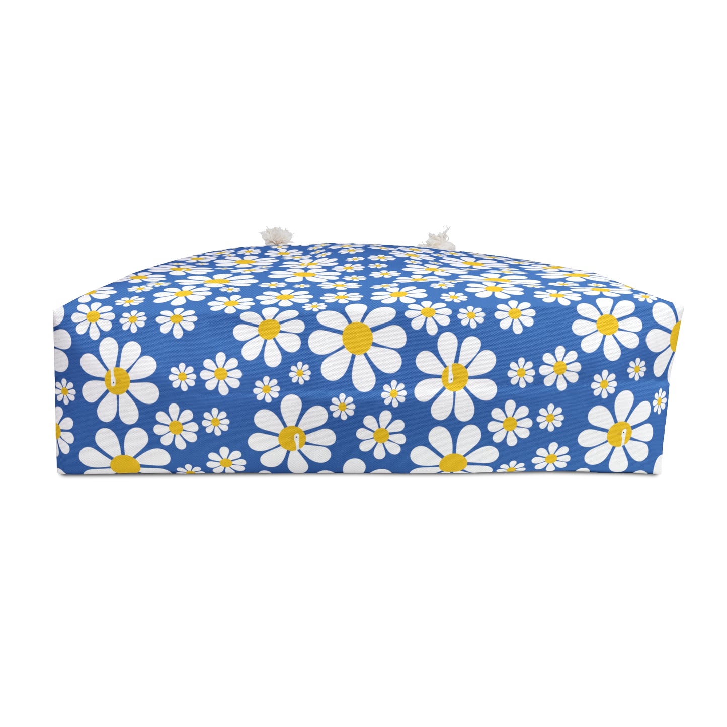 Ducks in Daisies - Small print - Azure 0080FF - Weekender Bag