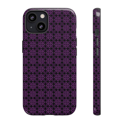 Vibrant Kaleidoscope - Purple - Black - Tough Cases