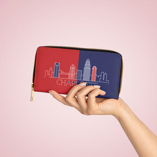 Charlotte - Red White and Blue City series - Zipper Wallet