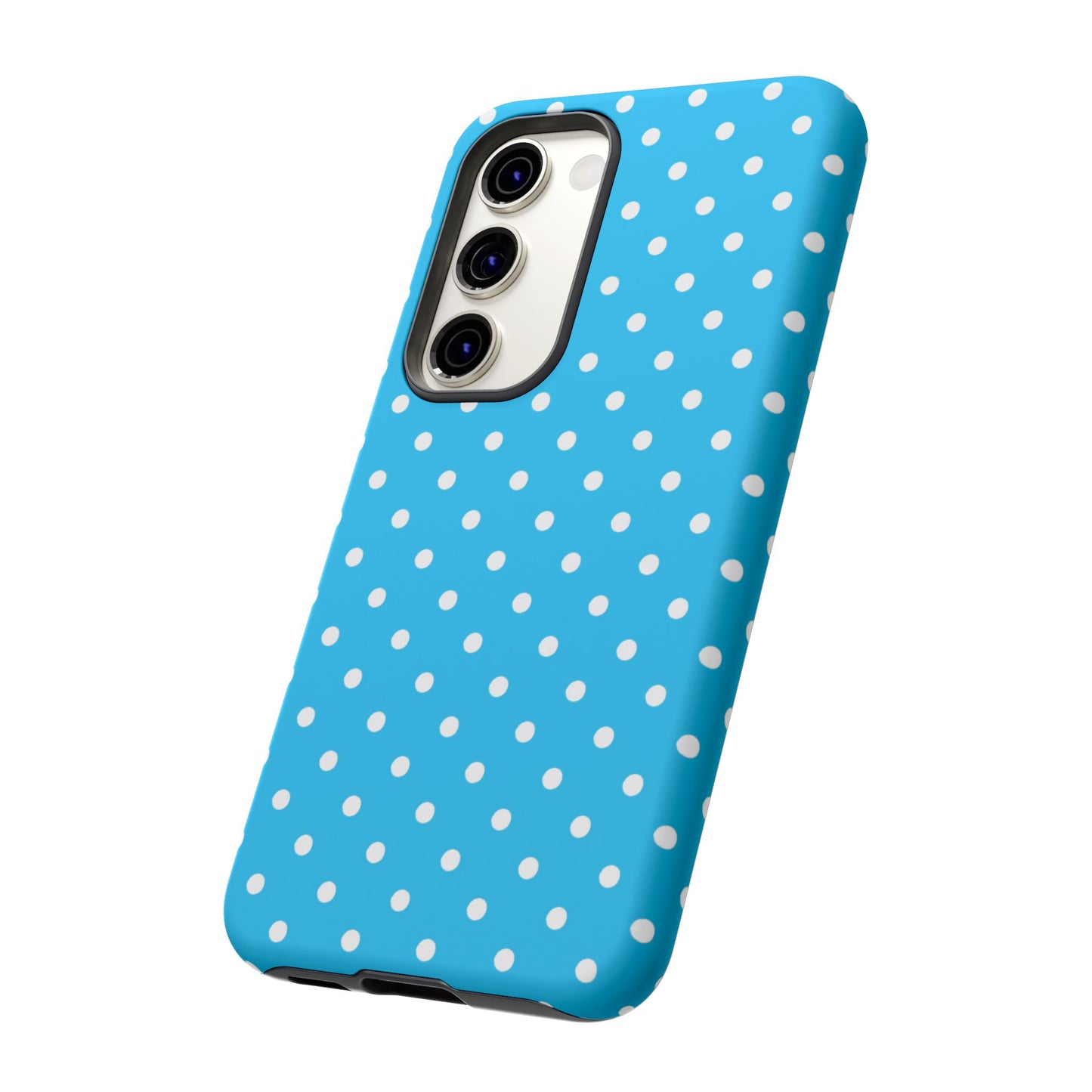 White dots on blue - Tough Cases