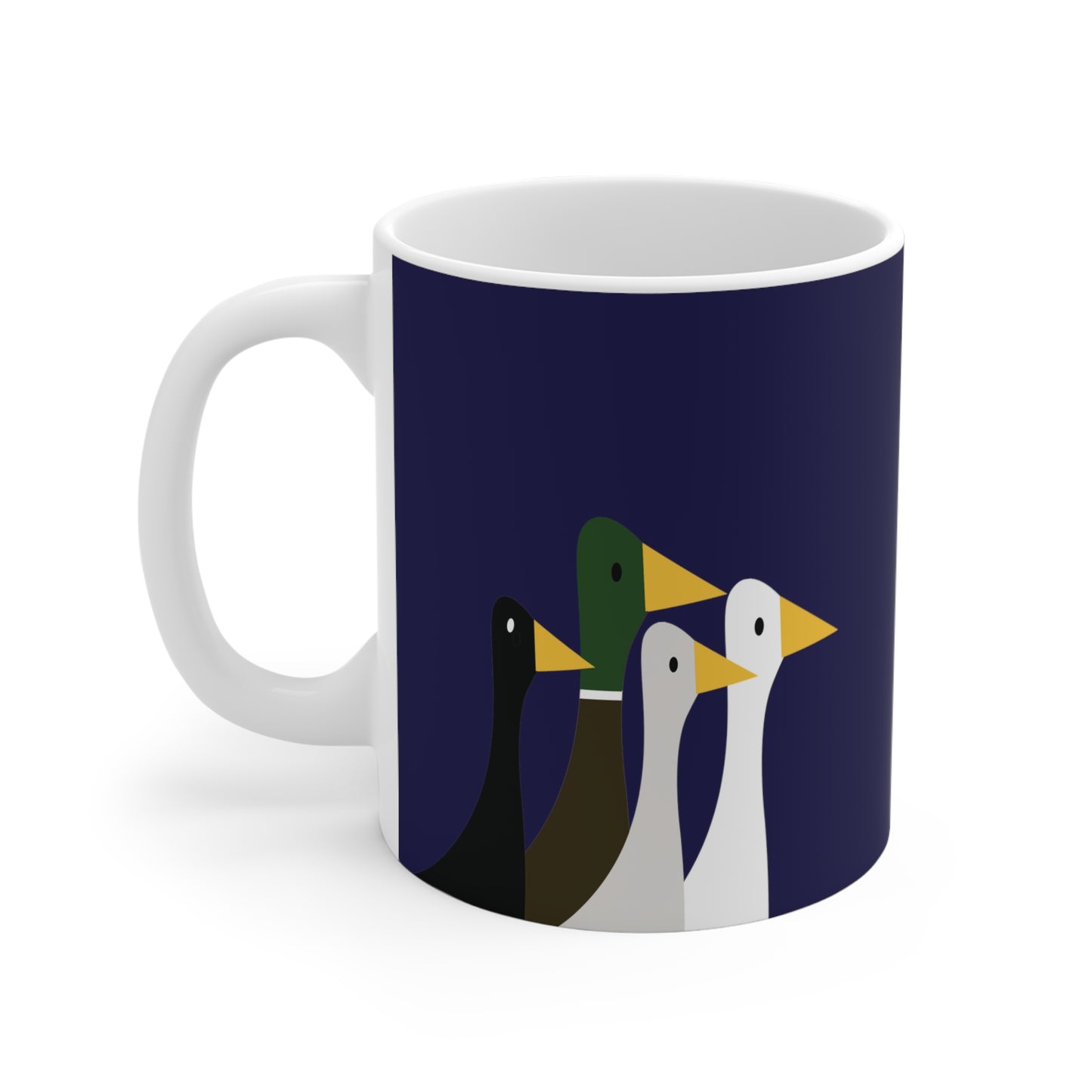 Take the ducks with you - Cetacean Blue 0c134f  - Mug 11oz